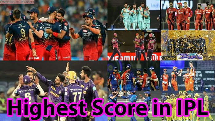 highest score in ipl history